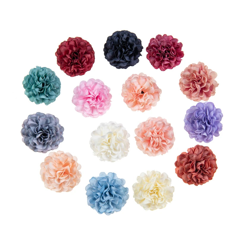 Silk Carnation Artificial Flowers – Wedding & Home Decor 10/50pc Artificial Silk Flowers Babs