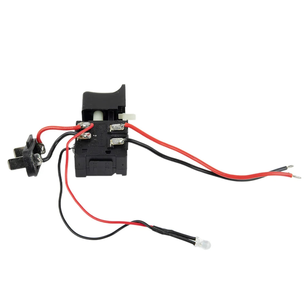 Electric Drill Trigger Switch 7.2V–24V Variable Speed with Light Drill Trigger Switch Babs