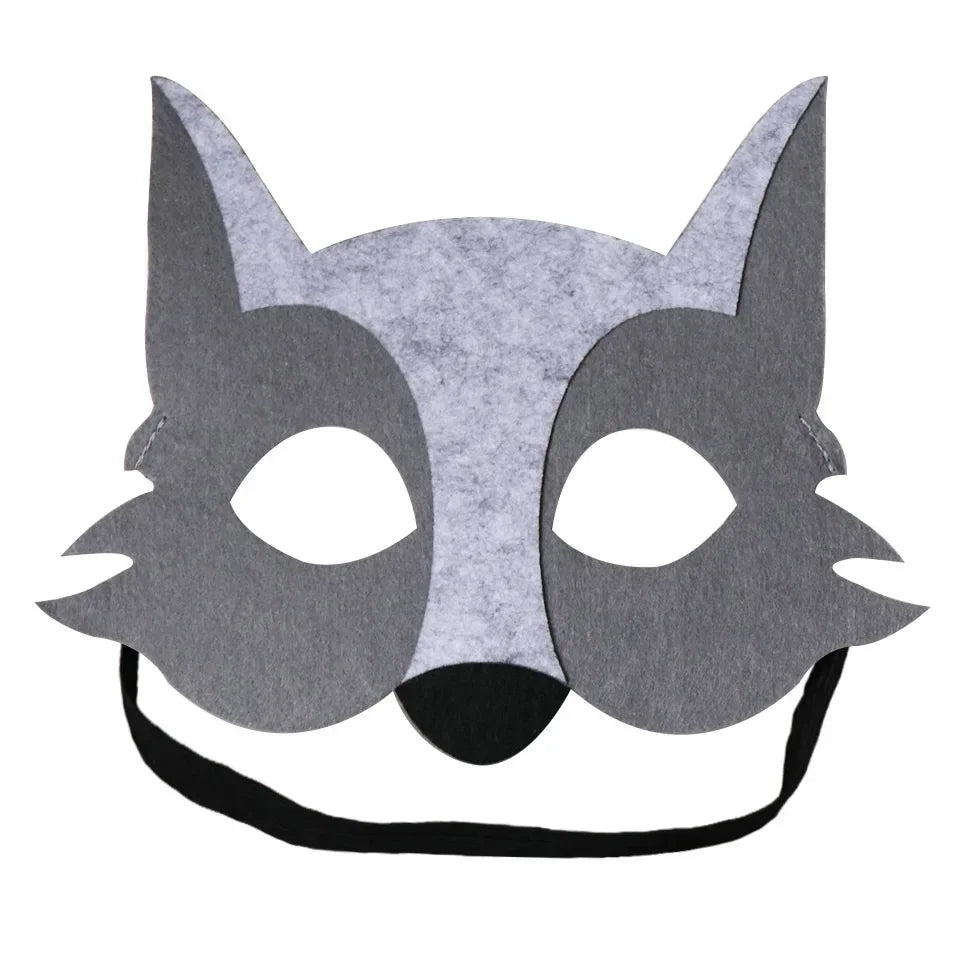 Kids Animal Felt Masks – Birthday, Cosplay & Forest Party Favors