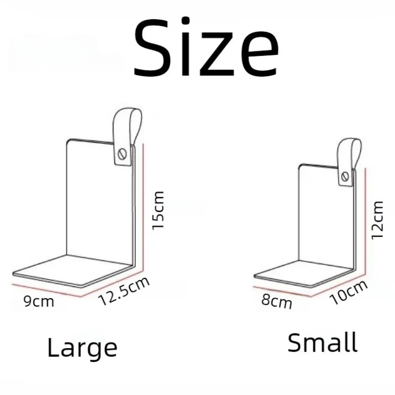 Stainless Steel Bookshelf – Modern Minimalist Desk Book Stand Desk Bookshelf Babs