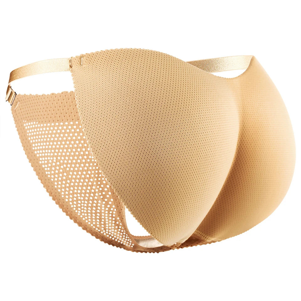 Women's Padded Hip Enhancer Shapewear Panties | Butt Lifter Shapewear Panties Babs Beige XL