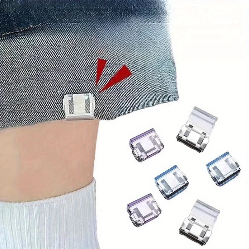 Invisible Trouser Hem Clips – No-Sew Hidden Buckle Fix Hem Clips Babs 6pcs