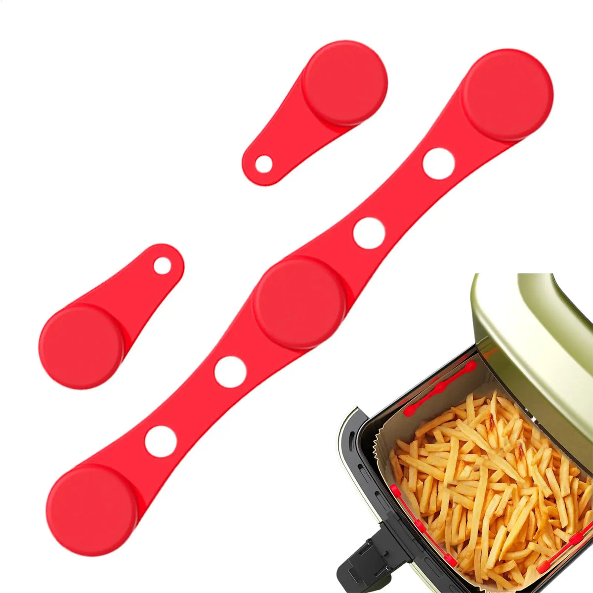 Air Fryer Silicone Magnetic Buckle | Reusable Baking Paper Clips Air Fryer Accessory Babs
