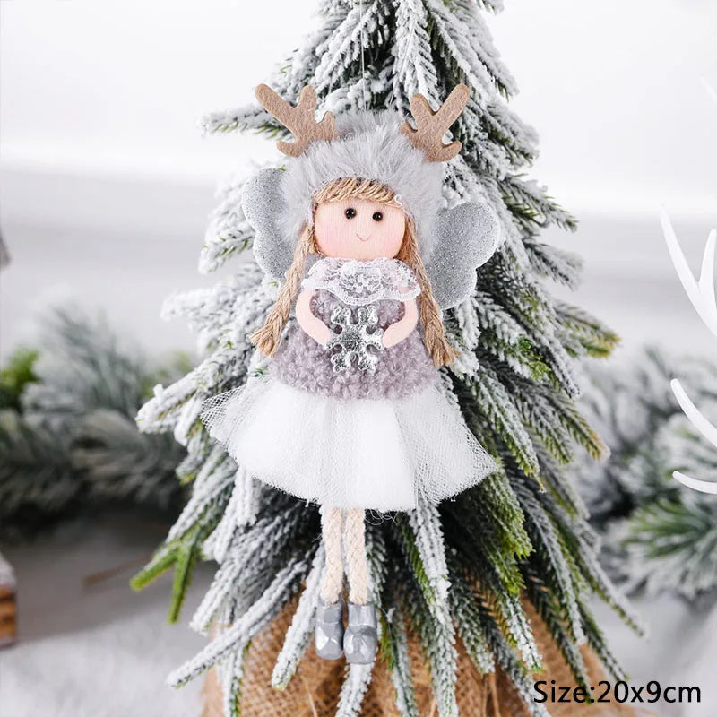 Christmas Elf Doll Ornament – Xmas Tree Hanging Pendant Christmas Tree Ornament Babs O
