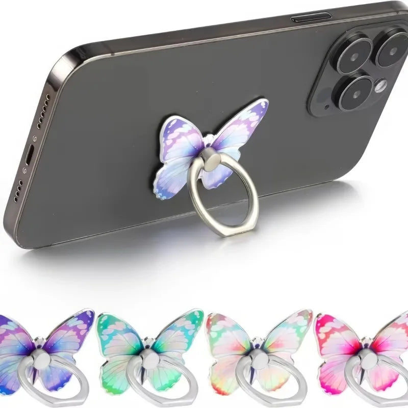 Cartoon Butterfly Phone Ring Holder – 360° Rotating Kickstand Phone Ring Holder Babs