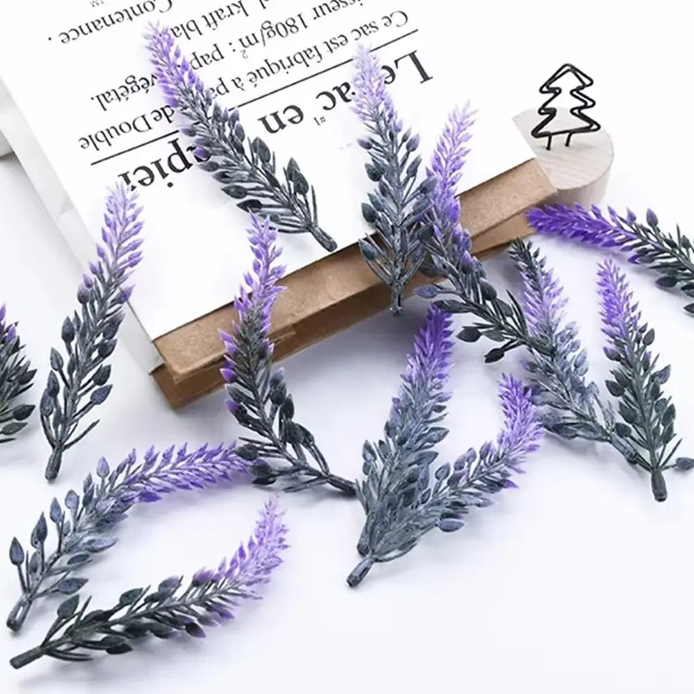 Artificial Lavender Stems 50/100pc – Wedding & Home Décor Artificial Flower Stems Babs VIOLET/紫罗兰 100 pcs