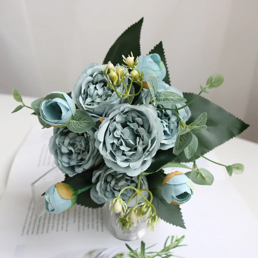 Artificial Silk Peony Bouquet – Wedding & Home Décor Artificial Flower Bouquet Babs color 1 1 pc