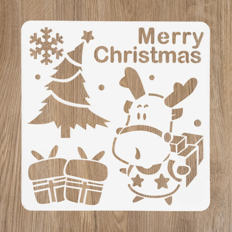 Christmas Drawing Stencils – DIY Cards, Scrapbooking & Wall Decor Christmas Drawing Stencils Babs C02
