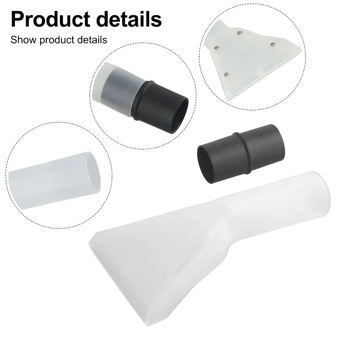 Upholstery Vacuum Extractor Nozzle 32–35mm | LEENKEA Vacuum Cleaner Nozzle Babs