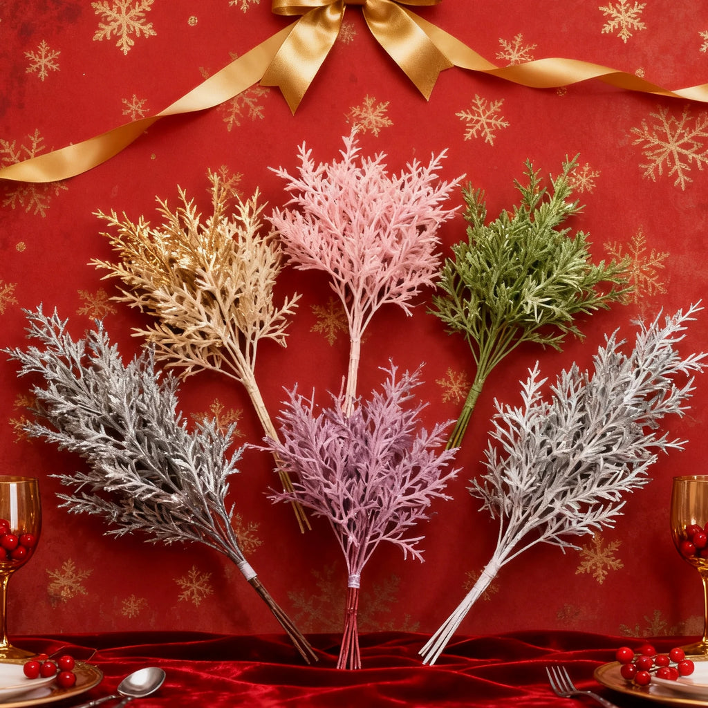 Artificial Leaf Picks for Wedding, Home & Festival Decor – 2-4 Pcs Artificial Leaf Picks Babs