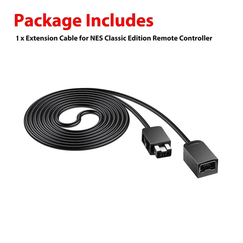3M Extension Cable for NES Classic, SNES & Wii Controllers Controller Extension Cable Babs