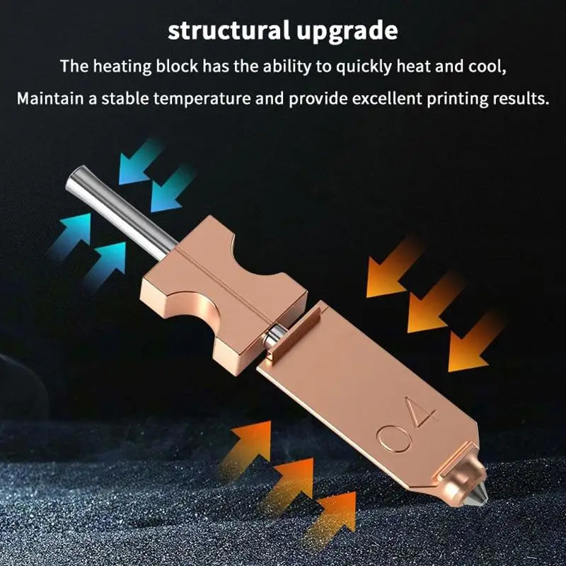 Flashforge AD5X Detachable Nozzle Upgrade 0.25–0.8mm | HUXUAN 3D Printer Nozzle Babs