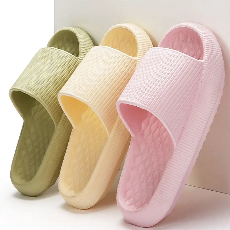 Women's EVA Cloud Slide Slippers – 4CM Thick Non-Slip Sole Indoor Slide Slippers Babs