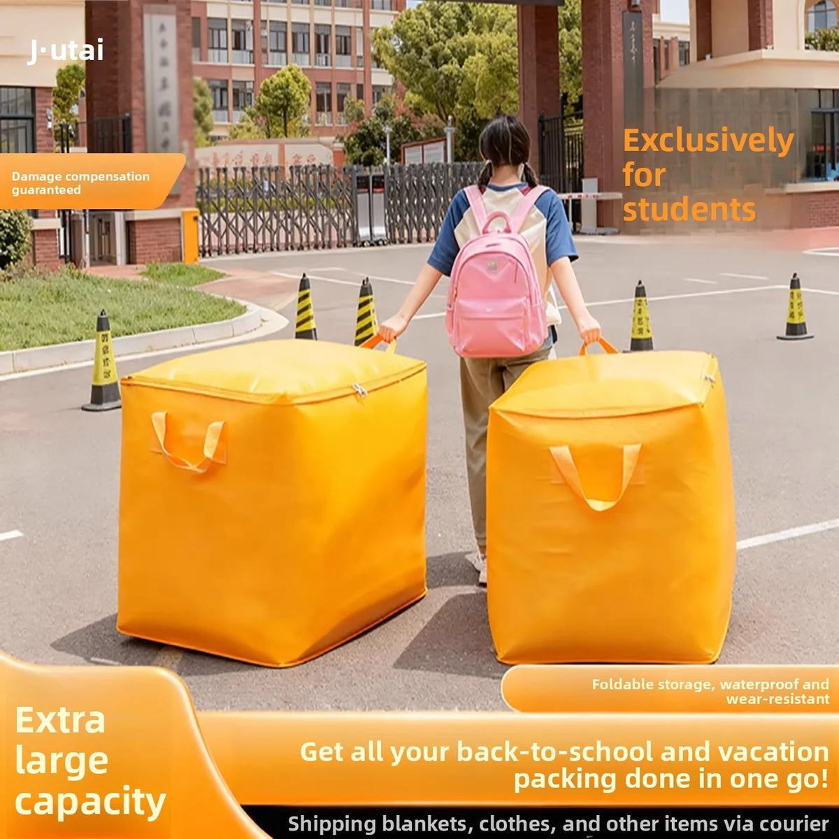Large Capacity Moving & Storage Bags – Woven Duffle Bags Moving Storage Bags Babs