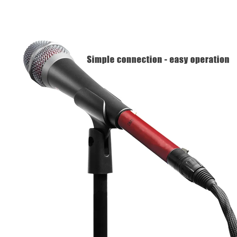 Active Inline Mic Preamp Amplifier for Dynamic Handheld Mic Microphone Preamp Babs