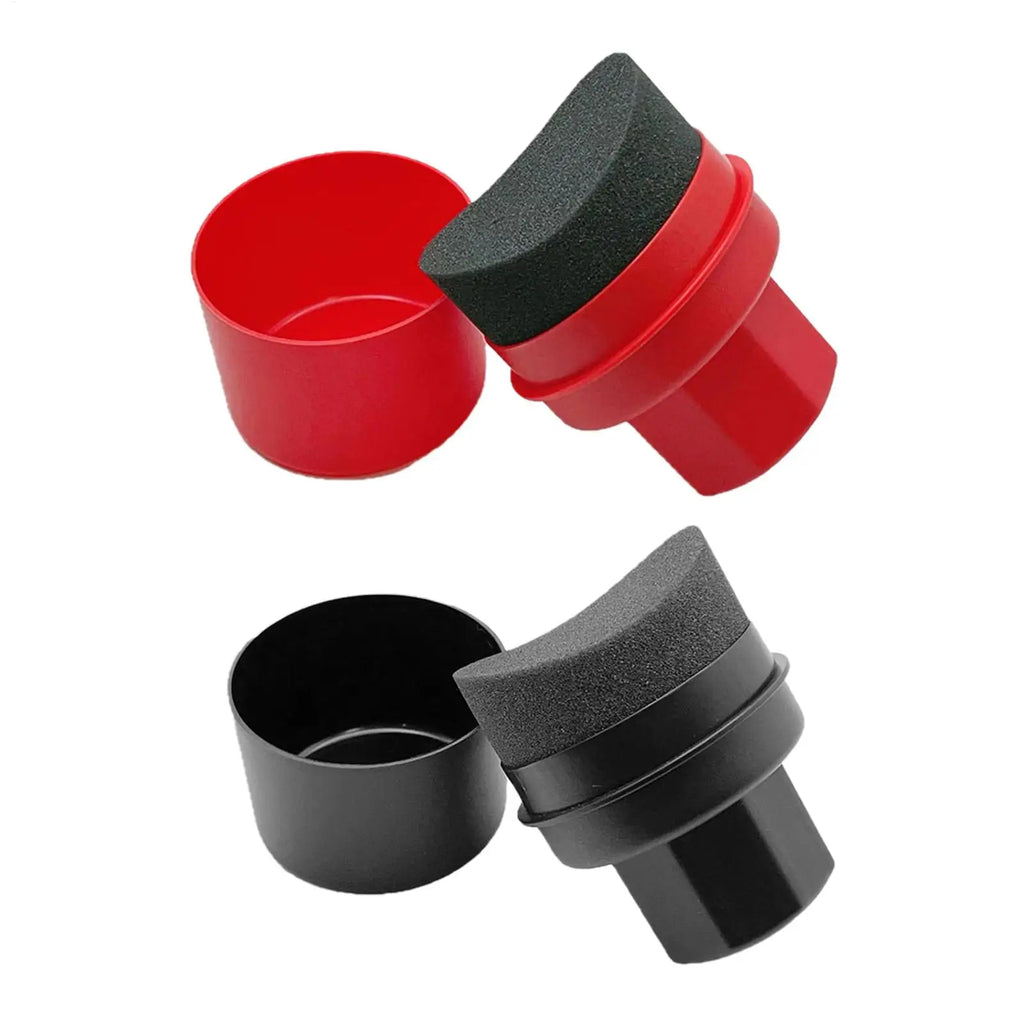 Tire Wax Applicator Sponge with Lid – Car Detailing Pad Tire Applicator Sponge Babs
