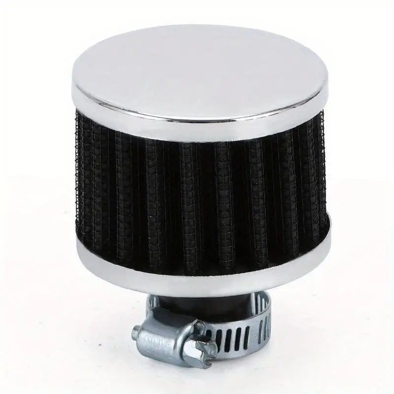Universal 12mm Motorcycle Air Filter – High Flow Breather Motorcycle Air Filter Babs Black