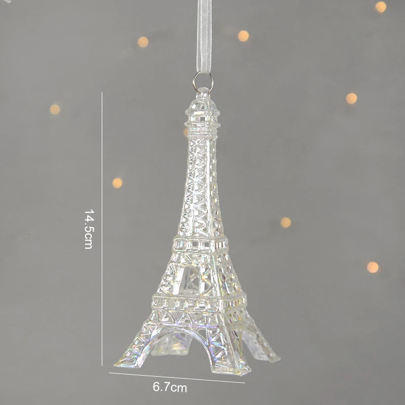 Acrylic Christmas Ornaments – Elk, Angel & Bell Pendants 2024 Christmas Tree Ornaments Babs Tower