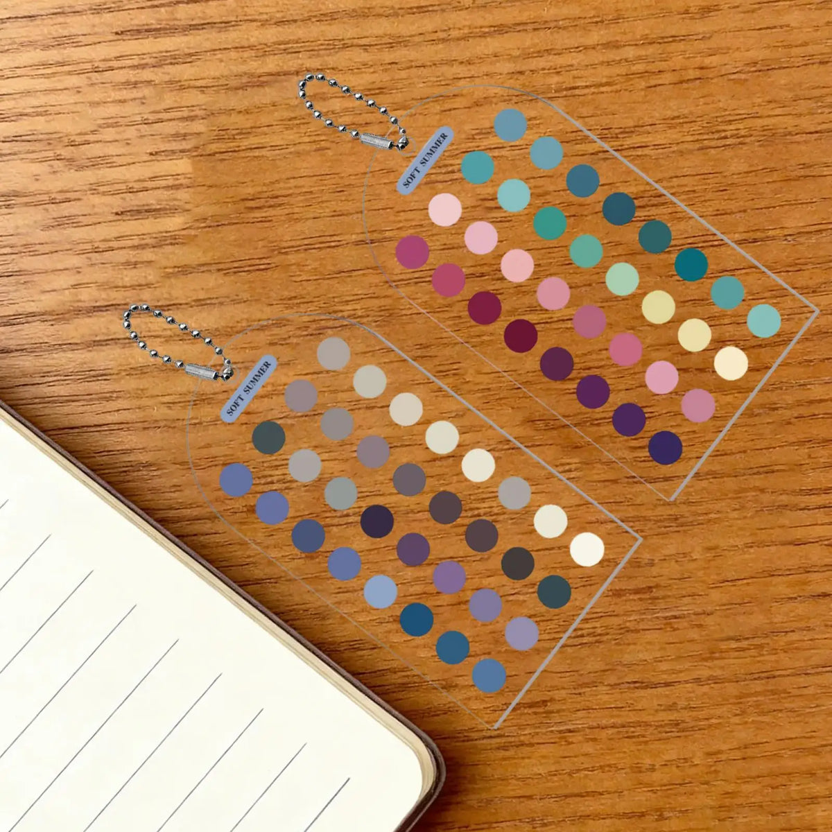 Color Analysis Cards – Double-Sided Acrylic Color Matching Guide Color Analysis Cards Babs