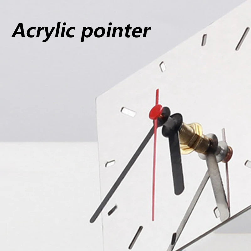 Nordic Desk Clock Figurine – Crystal & Stone Modern Home Decor Decorative Desk Clock Babs