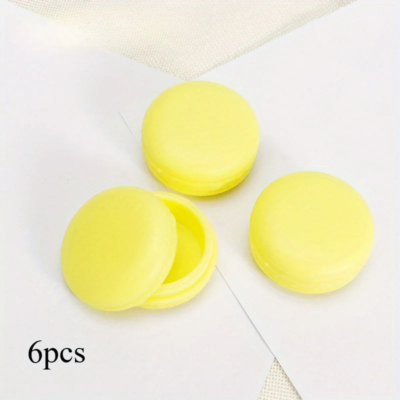 Plastic Jewelry Box with Buckle – Rings, Earrings & Bracelets Jewelry Storage Box Babs Yellow-6pcs