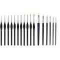 Professional Miniature Detail Paint Brush Set – Acrylic & Watercolor Miniature Paint Brush Set Babs B