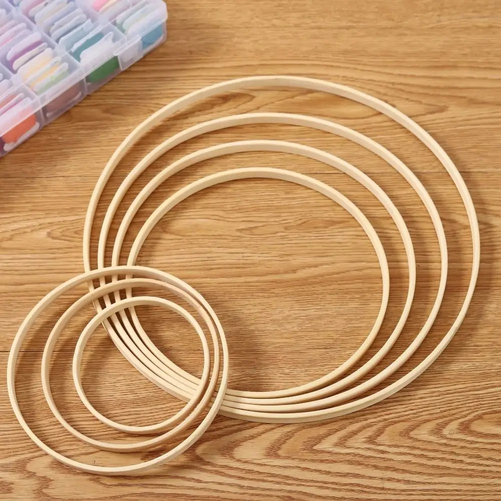Bamboo Hoop Ring 10–30cm | Wreath & Craft Frame Bamboo Craft Hoop Babs