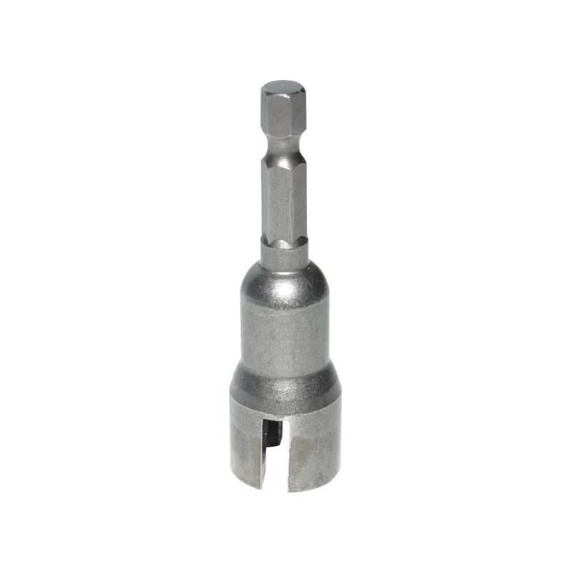 6.35mm Hex Socket Conversion Nut & Wing Bolt Socket Wrench Socket Wrench Adapter Babs Silver