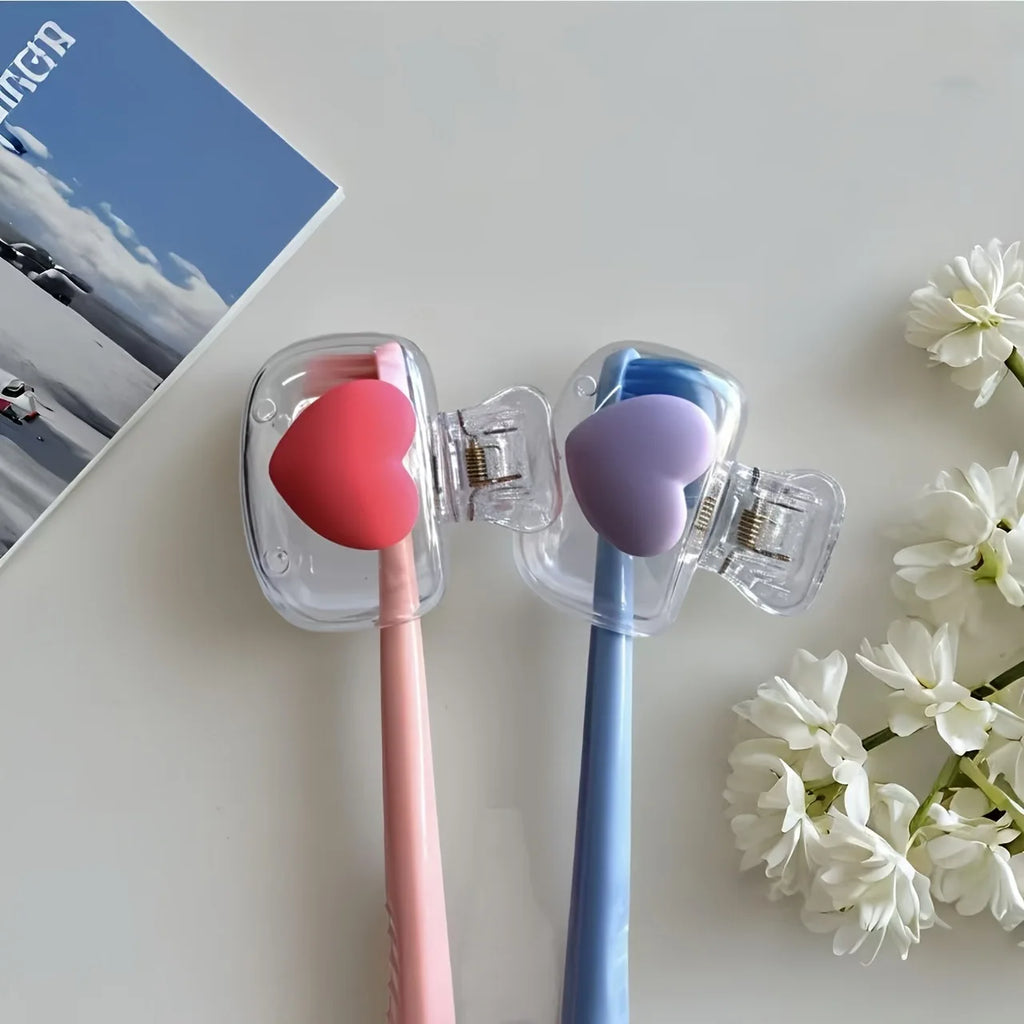 Portable Toothbrush Head Covers – Reusable PVC Protective Caps Toothbrush Head Cover Babs
