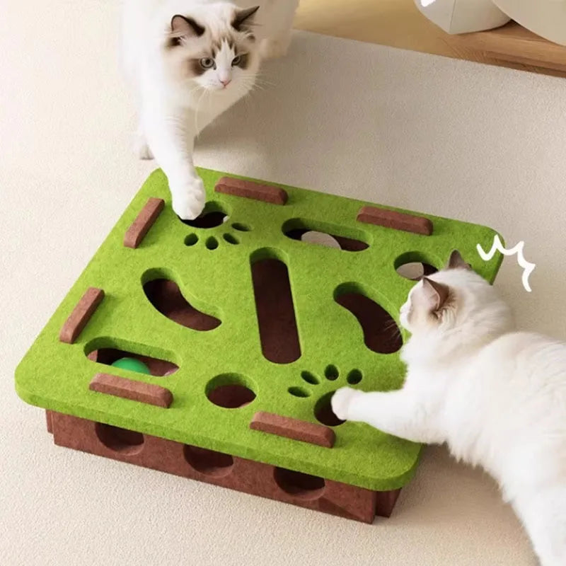 Sisal Cat Scratching Post & Interactive Kitten Toy Cat Scratching Post Babs