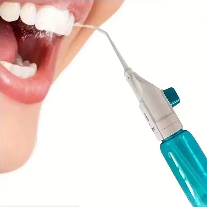 Portable Manual High Pressure Oral Irrigator Water Flosser Oral Irrigator Babs