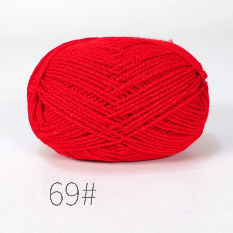 10 Balls 500g Soft Milk Cotton Yarn for Knitting & Crochet