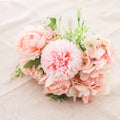 Artificial Silk Peony Flower – Wedding & Home Décor, 30cm Artificial Silk Flower Babs Champagne Pink