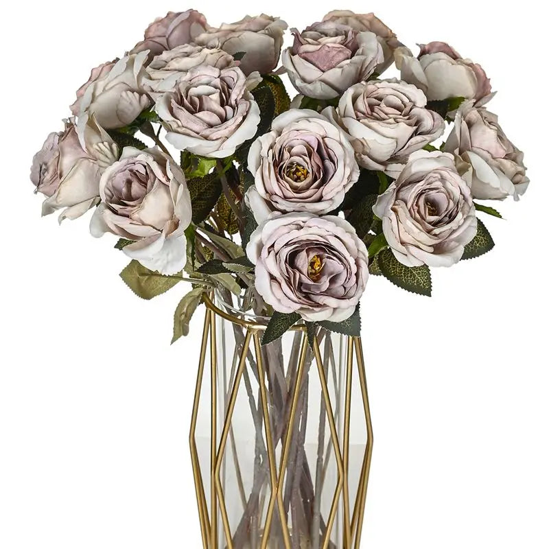 Silk Rose Artificial Flowers – Wedding, Home & Garden Decor Artificial Silk Flowers Babs color 2 5 pcs