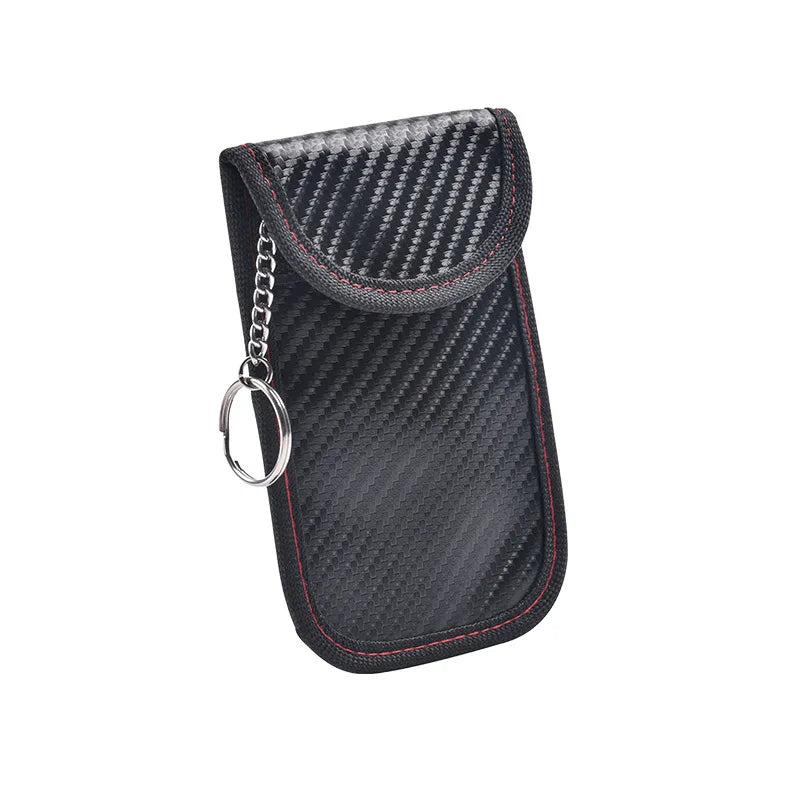 Faraday Cage Car Key RFID Blocking Fob Pouch Anti-Theft RFID Blocking Pouch Babs black