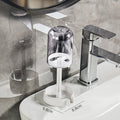 Toothbrush Holder with Dust Cover & Drainage – Bathroom Organizer Toothbrush Holder Babs purple