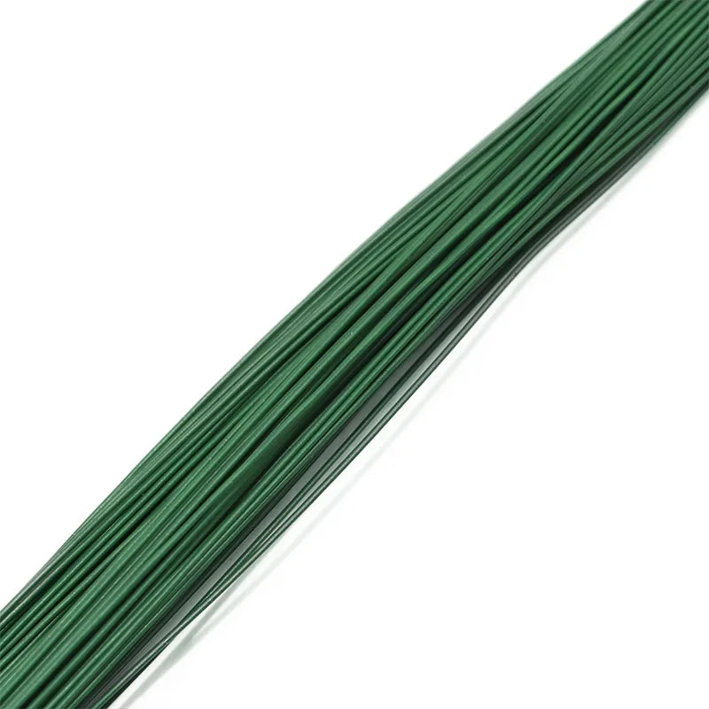 25Pcs 80cm Floral Iron Wire for DIY Nylon Flower Making Craft Floral Craft Wire Babs