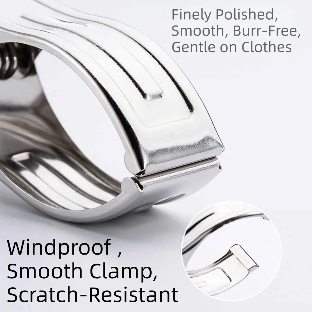 Heavy Duty Stainless Steel Clothes Pins & Beach Towel Clips Stainless Steel Clothes Clips Babs