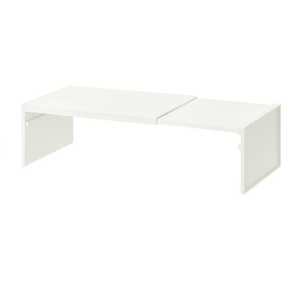 Stretchable Cabinet Shelf & Countertop Spice Organizer Rack Cabinet Shelf Organizer Babs White-1pc