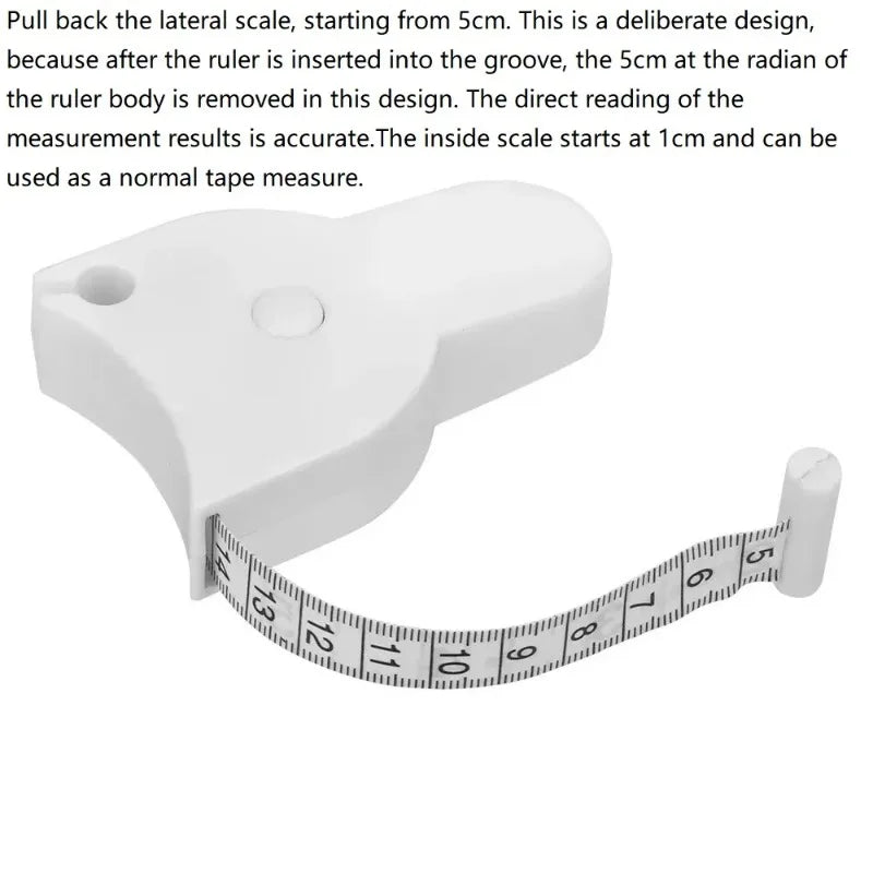 Automatic Telescopic Body Measuring Tape 150cm Sewing Ruler Body Measuring Tape Babs