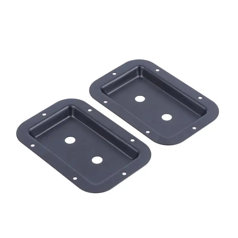 Black Steel Recessed Speaker Jack Plate Connector – 1/2 Pcs Speaker Jack Connector Babs 2pcs