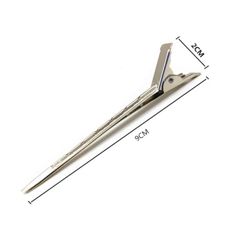 10pcs Stainless Steel Duckbill Hair Sectioning Clips & Clamps Hair Sectioning Clips Babs