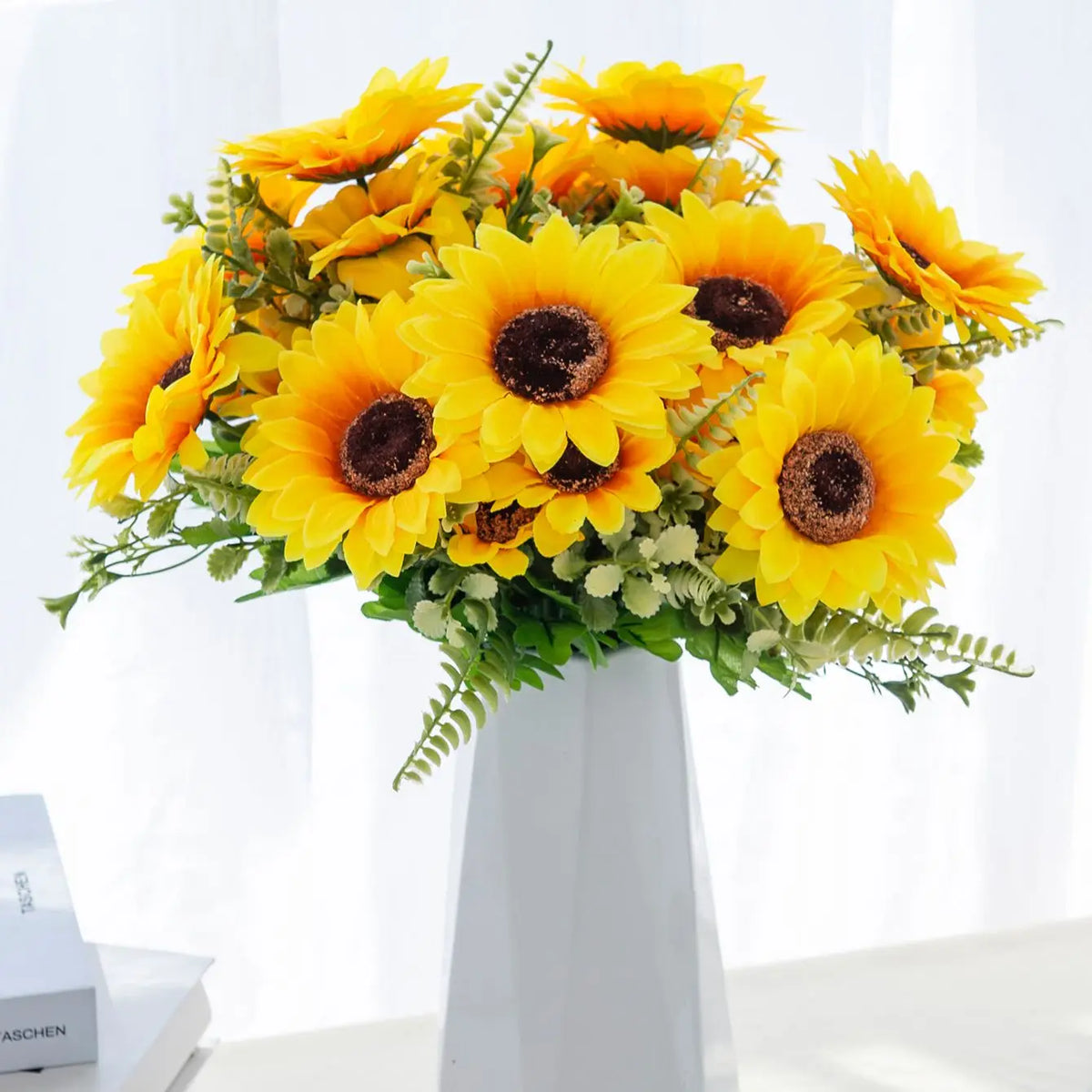 Artificial Silk Sunflower Bouquet – Wedding & Home Décor Artificial Flower Bouquet Babs