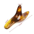 Triangle Amber Foot Massager Shiatsu Gua Sha Acupressure Tool Foot Massage Tool Babs 1pc
