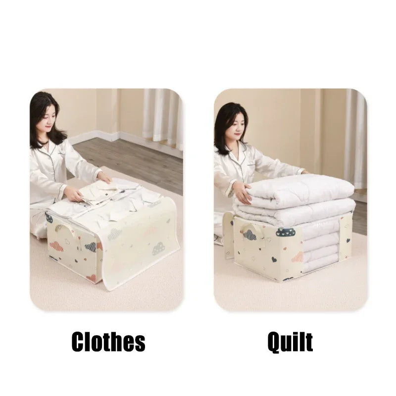 Large Quilt Storage Bag – Dustproof & Moisture-Proof Organizer Bedding Storage Bag Babs