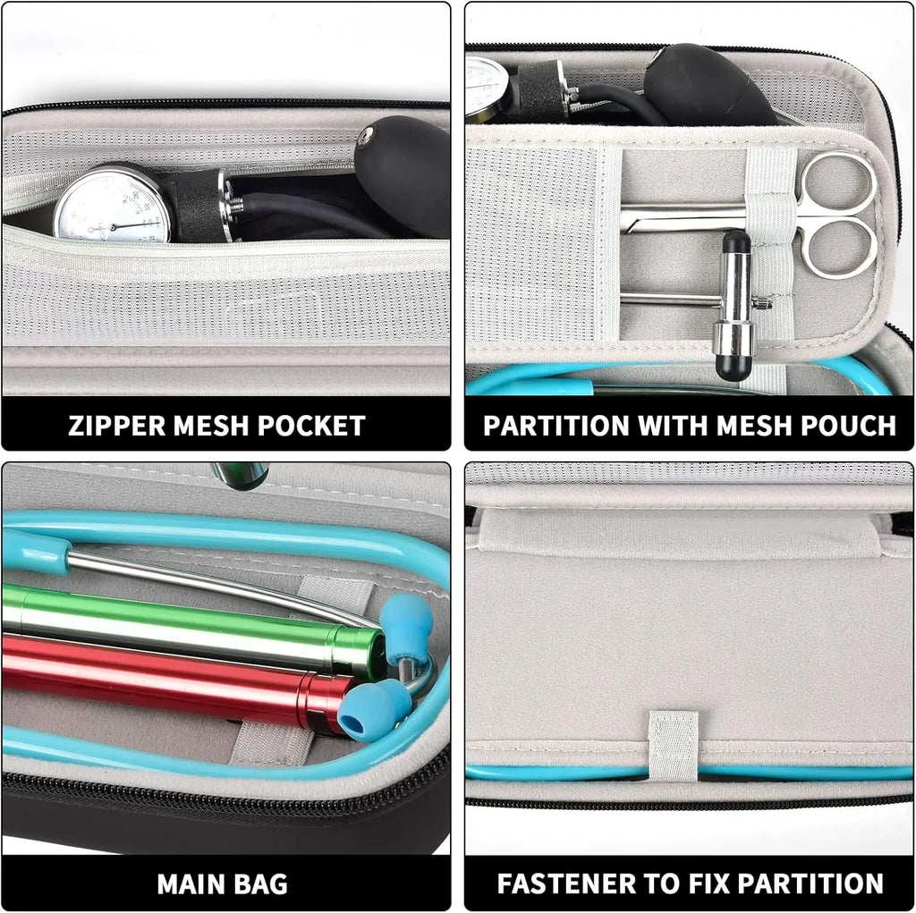Stethoscope Carry Case – Black Diamond Pattern | paiyule Medical Carry Case Babs