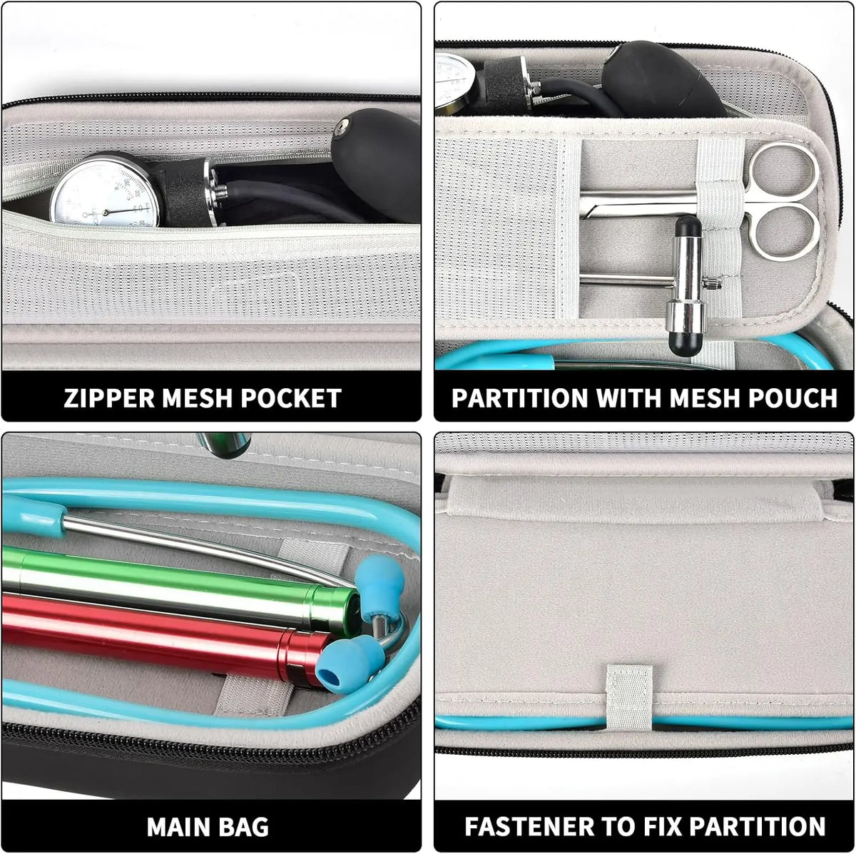 Stethoscope Carry Case – Black Diamond Pattern | paiyule Medical Carry Case Babs