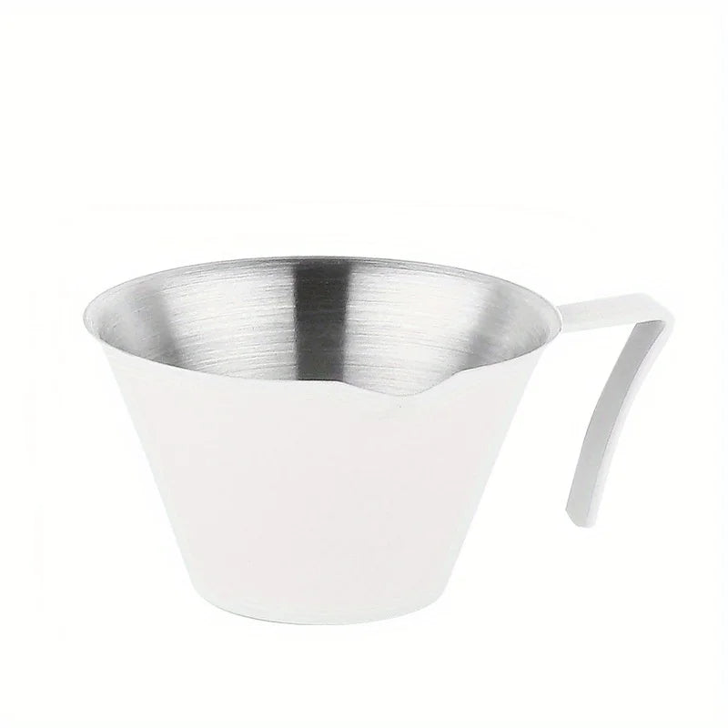 100ml Stainless Steel Espresso Measuring Cup | Coffee Tool Espresso Measuring Cup Babs White