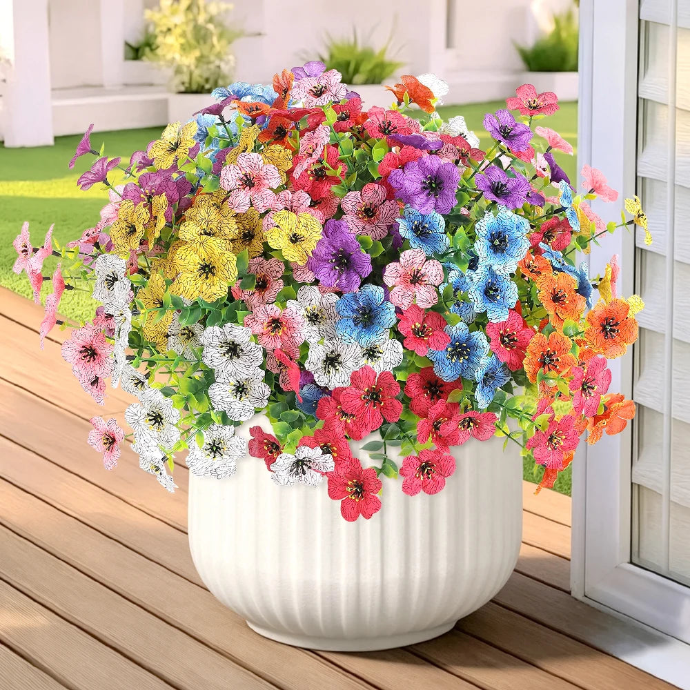 35cm Anti-UV Artificial Orchid Branch | Wall & Home Decor Artificial Flower Decor Babs