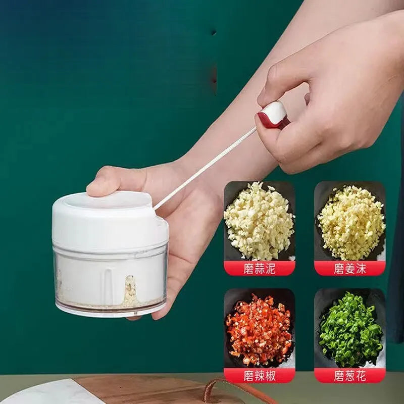 Manual Garlic Mincer & Herb Grinder – Multifunctional Kitchen Tool Garlic Mincer Grinder Babs